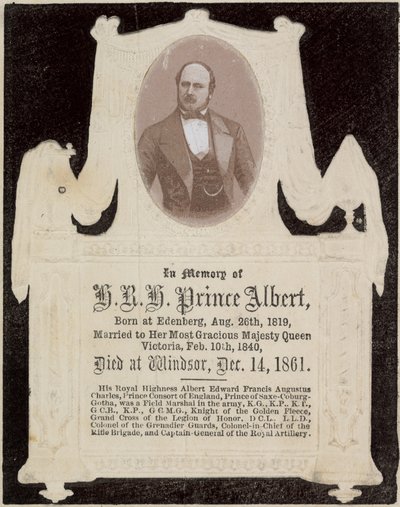 En mémoire de Son Altesse Royale le Prince Albert - English Photographer