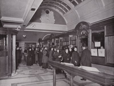 Dans la bibliothèque centrale Carnegie, Hammersmith - English Photographer