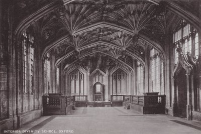 Intérieur de la Divinity School, Oxford - English Photographer
