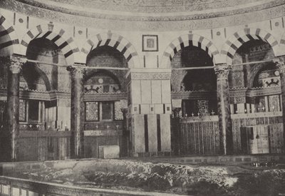 Intérieur de la mosquée d