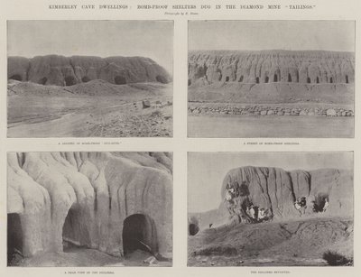 Habitations troglodytes de Kimberley, abris à l