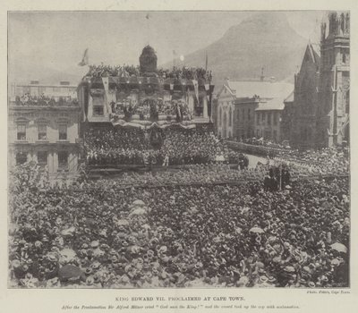 Le roi Édouard VII proclamé au Cap - English Photographer
