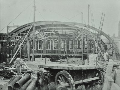 Gare de Kings Cross : travaux de construction en cours, 1862 - English Photographer