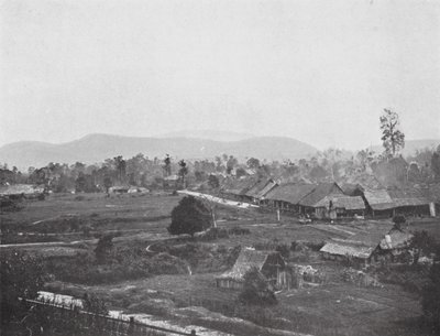 Kuala Lumpur en 1884, site des bureaux du gouvernement actuels - English Photographer