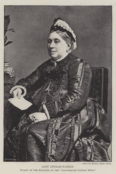 Lady Ingram-Watkin, veuve du fondateur de l