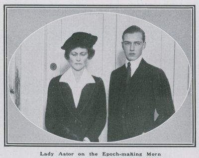 Lady Nancy Astor le matin historique - English Photographer