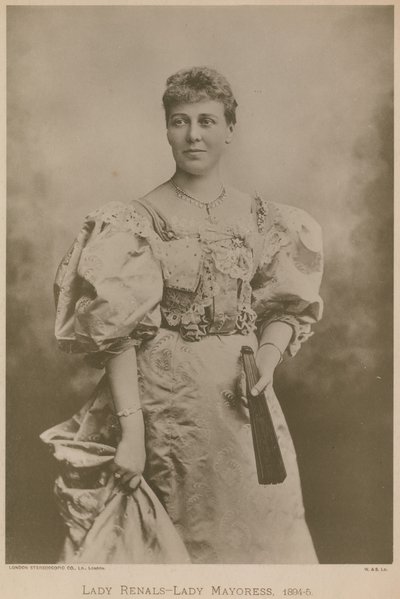 Lady Renals - Lady Mayoress, 1894-95 - English Photographer