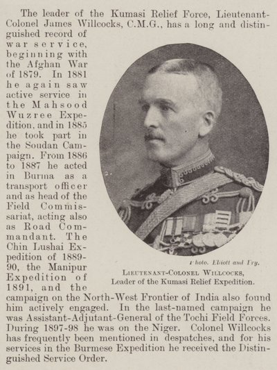 Lieutenant-colonel Willcocks, chef de l