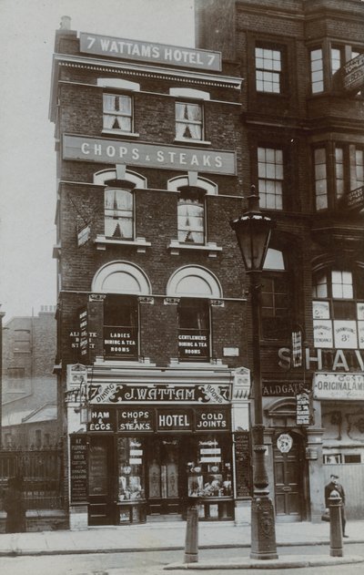 Chops and Steaks Shop, Wattams Hotel, Londres - English Photographer
