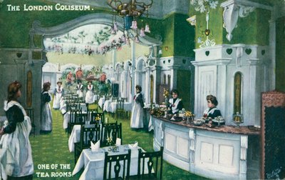 Colisée de Londres, Une des Salles de Thé - English Photographer