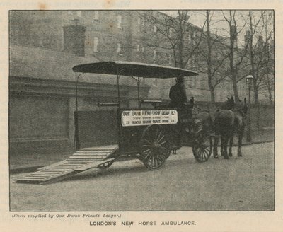 La nouvelle ambulance pour chevaux de Londres - English Photographer