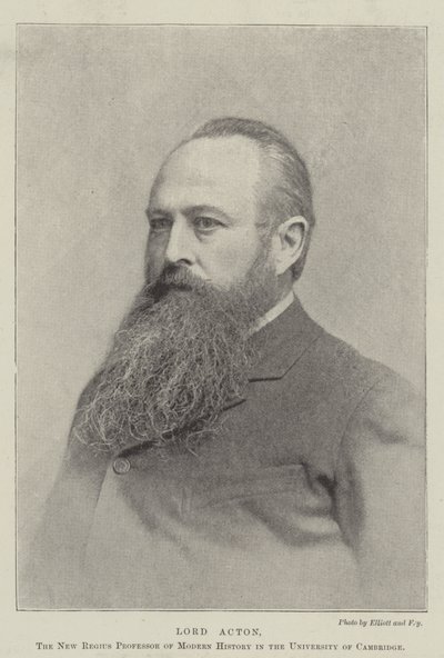 Lord Acton, nouveau professeur régent d