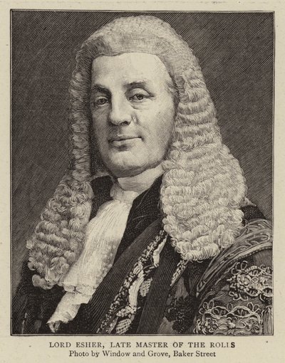 Lord Esher, ancien maître des rôles - English Photographer