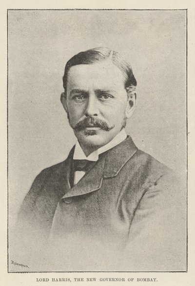 Lord Harris, le nouveau gouverneur de Bombay - English Photographer