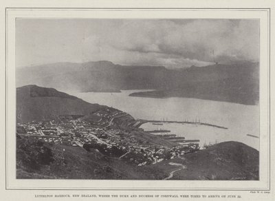 Port de Lyttelton, Nouvelle-Zélande, où le duc et la duchesse de Cornouailles devaient arriver le 22 juin - English Photographer