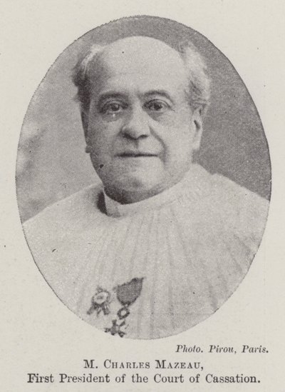 M. Charles Mazeau, premier président de la Cour de cassation - English Photographer