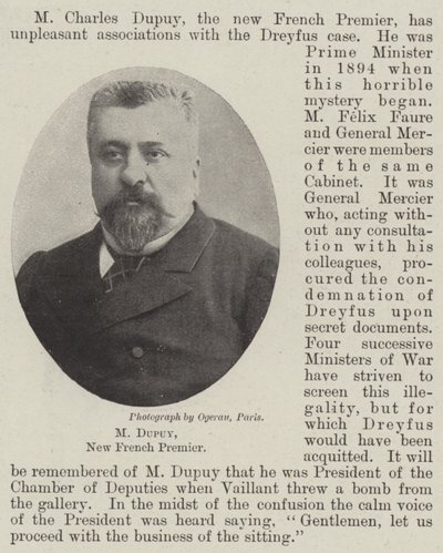 M. Dupuy, nouveau Premier ministre français - English Photographer
