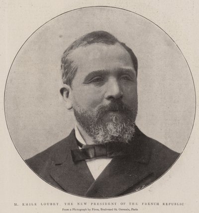 M Émile Loubet, le nouveau président de la République française - English Photographer