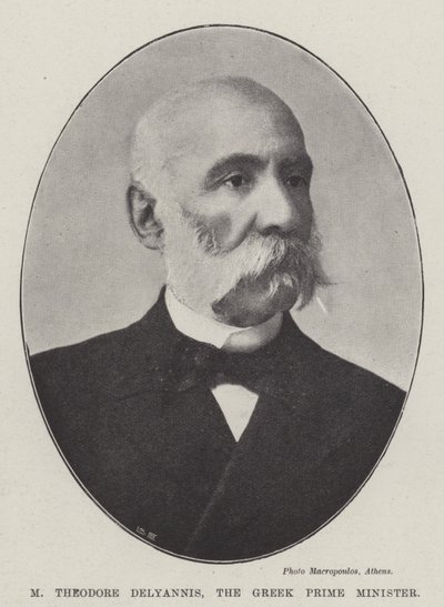 M. Théodore Delyannis, Premier ministre grec - English Photographer