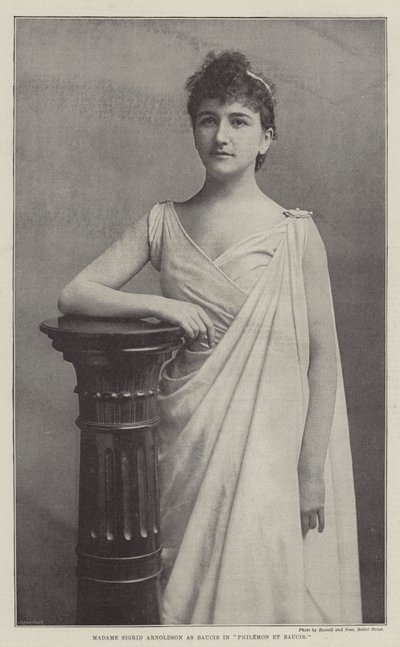 Madame Sigrid Arnoldson en Baucis dans Philemon et Baucis - English Photographer