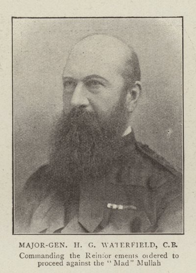 Major-Général H G Waterfield, CB - English Photographer