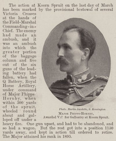 Major Phipps-Hornby, récompensé par la VC pour bravoure à Koorn Spruit - English Photographer