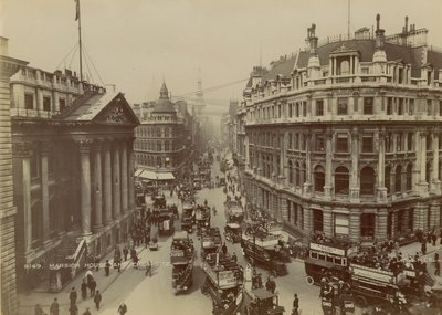 Mansion House, Queen Victoria Street et Cheapside, Londres - English Photographer