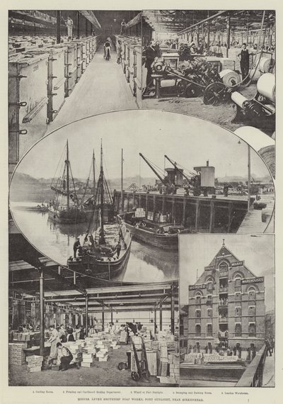 Usines de savon des frères Lever, Port Sunlight, près de Birkenhead - English Photographer
