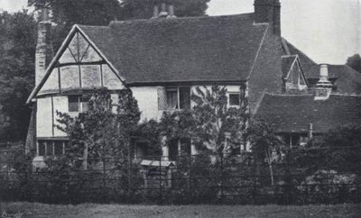 Cottage de Milton à Chalfont St Giles, Buckinghamshire, où il a séjourné pendant la peste de Londres (photo n/b) - English Photographer