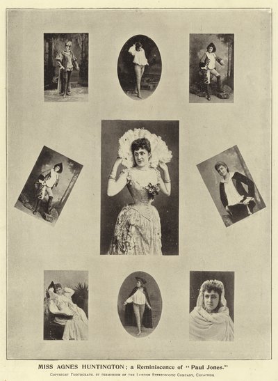 Mlle Agnes Huntington ; un souvenir de Paul Jones - English Photographer