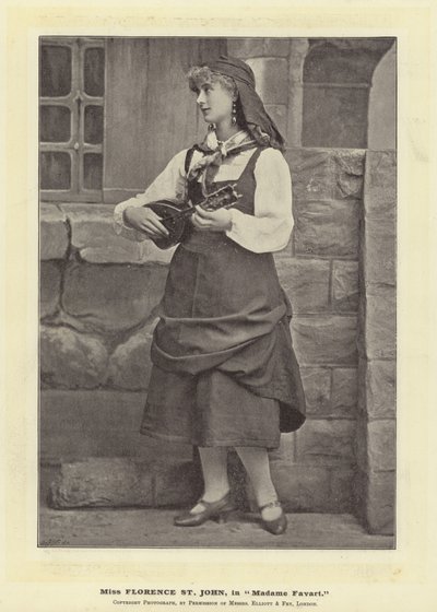 Mlle Florence St John, dans Madame Favart - English Photographer