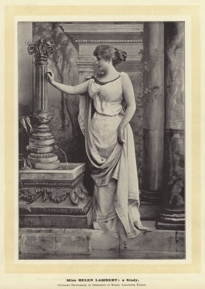 Miss Helen Lambert: une Étude - English Photographer