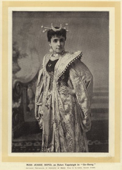 Mlle Jessie Bond, en tant que Helen Tapeleigh dans Go-Bang - English Photographer