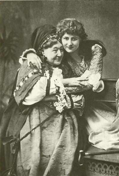 Mlle Mary Anderson et Mme Stirling en Juliette et Nourrice (gravure) - English Photographer