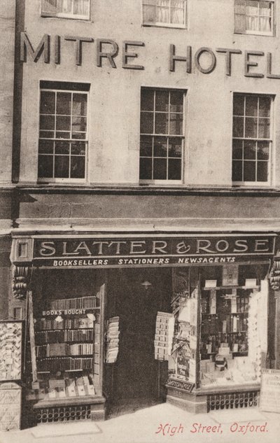 Mitre Hotel et Slatter and Rose, High Street, Oxford - English Photographer