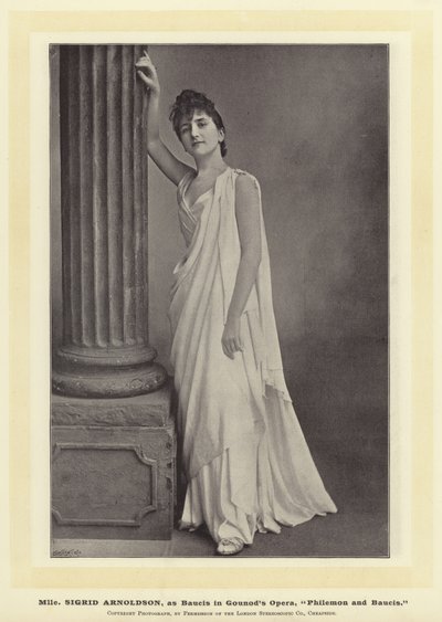 Mlle Sigrid Arnoldson, en Baucis dans l
