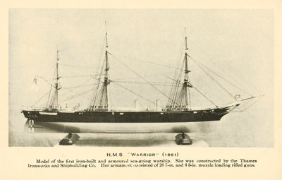 Modèle du HMS Warrior - English Photographer