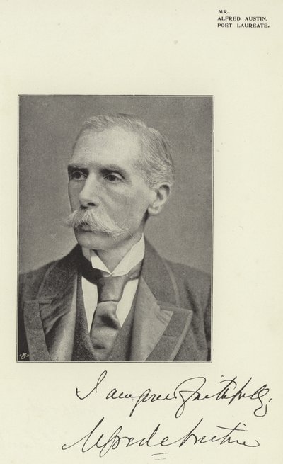 M. Alfred Austin, Poète Lauréat - English Photographer
