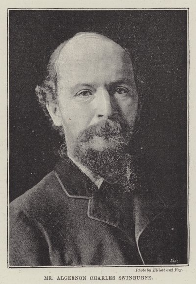 M. Algernon Charles Swinburne - English Photographer