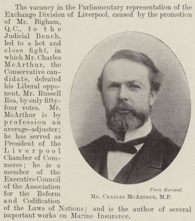 M. Charles McArthur, MP - English Photographer