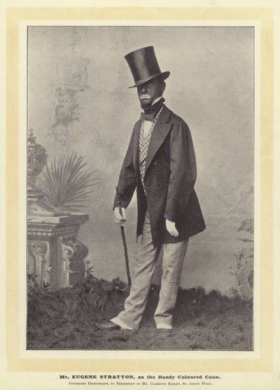 M. Eugene Stratton, en Dandy Coloured Coon - English Photographer