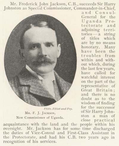 M. F J Jackson, nouveau commissaire de l