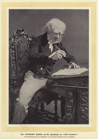 M. Gilbert Hare, en Dr Jackson, dans Old Cronies - English Photographer