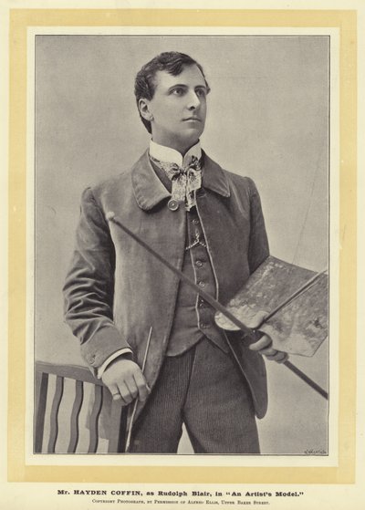M. Hayden Coffin, en Rudolph Blair, dans An Artist
