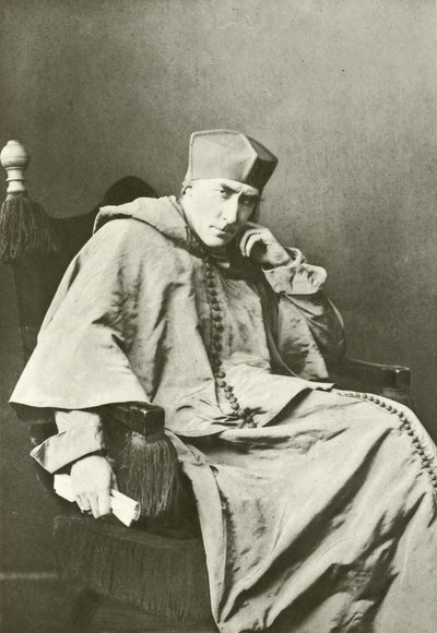 M. Henry Irving en Cardinal Wolsey (gravure) - English Photographer