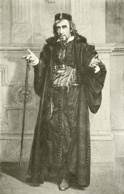 M. Henry Irving en Shylock (gravure) - English Photographer