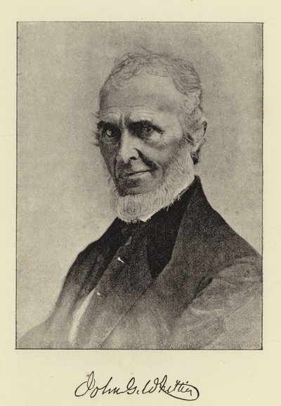 M. John G. Whittier, le poète quaker d
