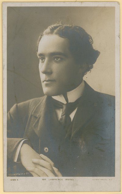 M. Lawrence Irving, dramaturge - English Photographer