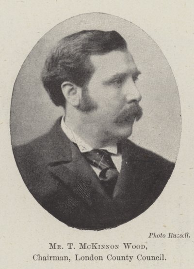 M. T McKinnon Wood, président, Conseil du comté de Londres - English Photographer