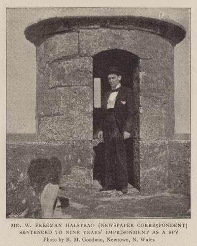 M. W Freeman Halstead (correspondant de journal) condamné à neuf ans de prison comme espion - English Photographer